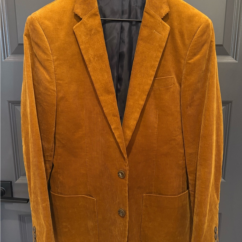 J. Crew Men's Golden Corduroy Blazer